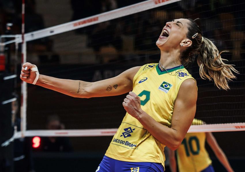 Capa da notícia - Mundial: Brasil conta com experiência de Carol Gattaz para chegar à decisão