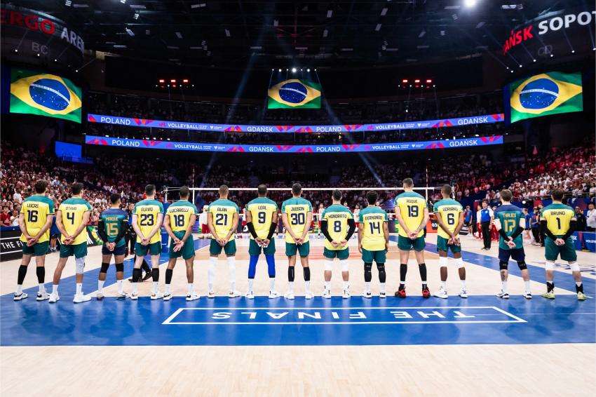 Capa da notícia - Liga das Nações: Brasil perde para a Polônia por 3 a 0 e está fora da disputa