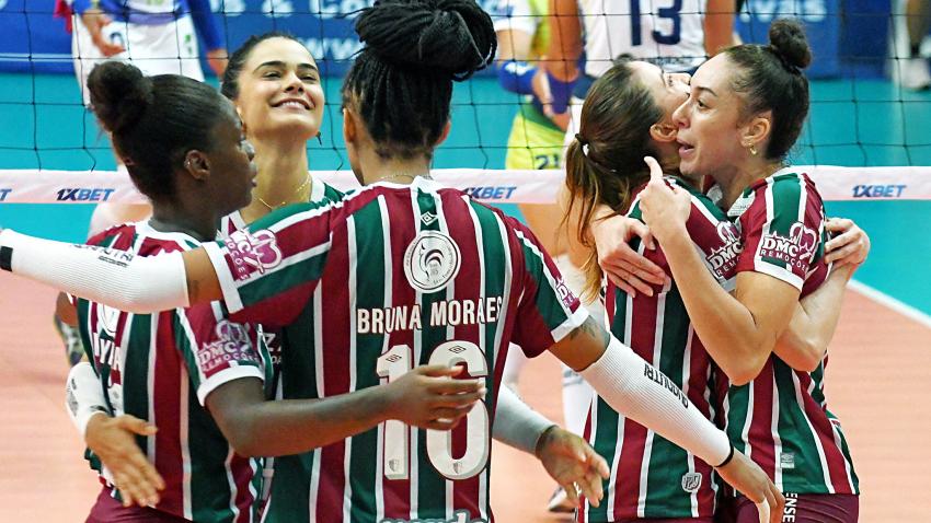 Capa da notícia - Fluminense chega à 14ª vitória na Superliga Feminina