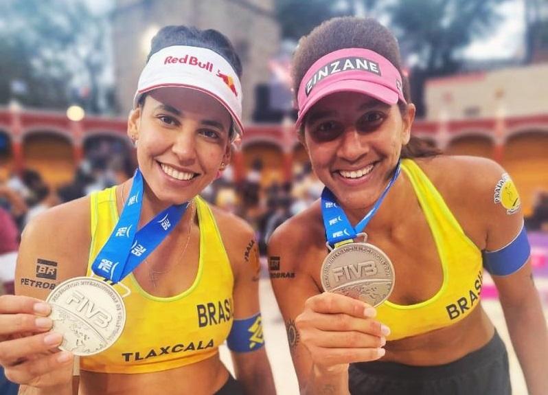 Capa da notícia - Duda e Ana Patrícia são prata na Copa do Mundo de vôlei de praia