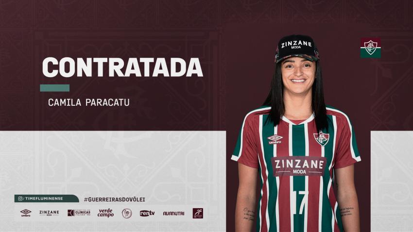 Capa da notícia - Camila Paracatu reforça o Fluminense na temporada 23/24