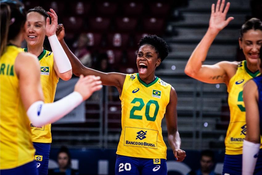 Capa da notícia - Brasileiras garantem presença na Fase Final da Liga das Nações