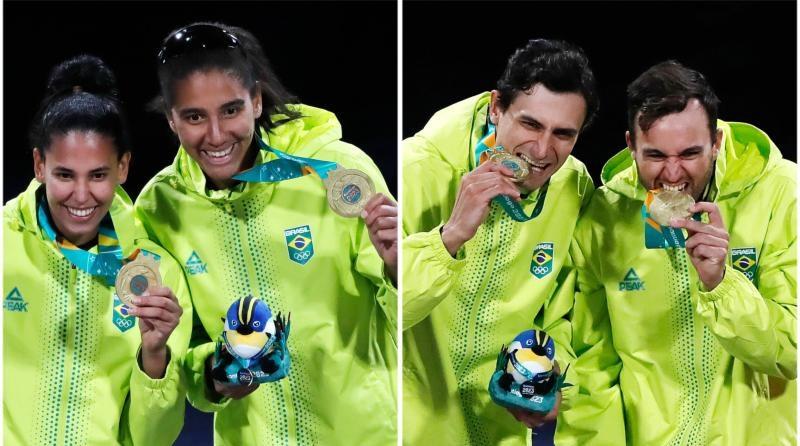 Capa da notícia - Pan-Americano: Duda/Ana Patricia e André/George fazem dobradinha com ouro