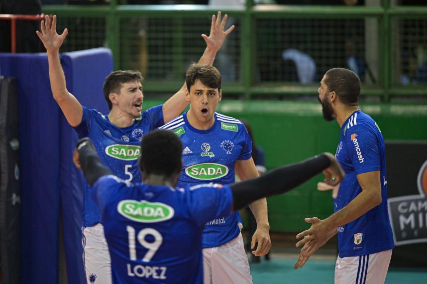 Capa da notícia - Sada Cruzeiro derrota Itambé Minas por 3 a 0 e é Tridecacampeão Mineiro 