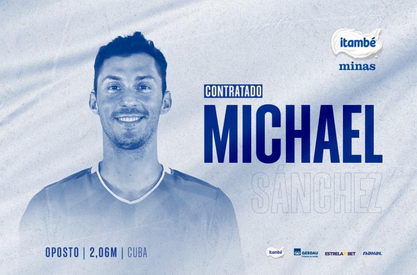 Capa da notícia - Michael Sánchez volta ao Itambé Minas para a temporada 2023/24