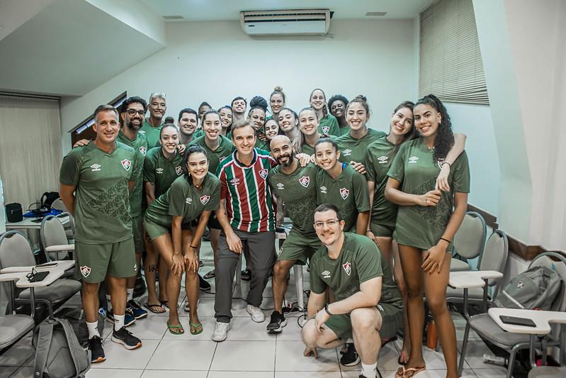 Capa da notícia - Fluminense foca as atenções para disputa com Sesc RJ Flamengo