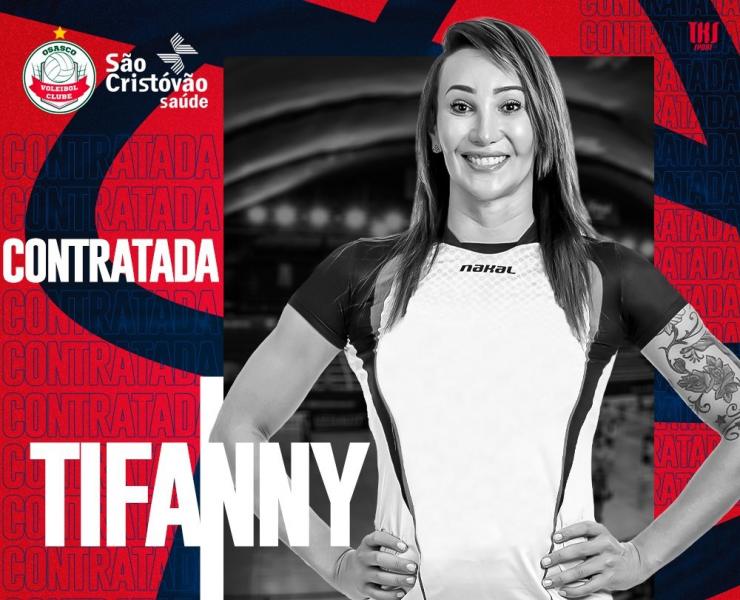 Capa da notícia - Tifanny é a mais nova atleta do Osasco São Cristóvão Saúde