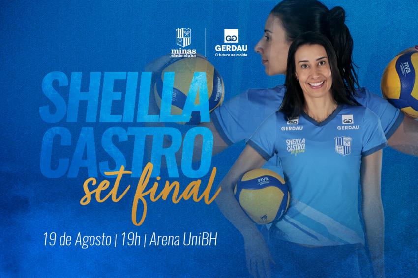 Capa da notícia - Minas promove jogo de despedida da bicampeã olímpica Sheilla Castro