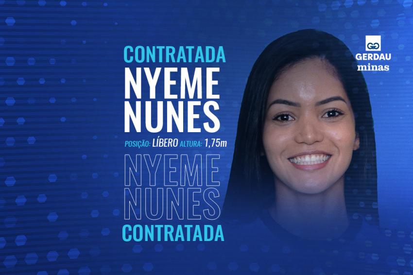 Capa da notícia - Nyeme é o novo reforço do Gerdau Minas