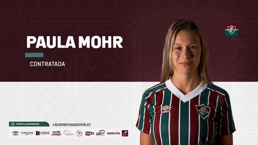 Capa da notícia - Mercado: Paula Mohr retorna ao Fluminense 