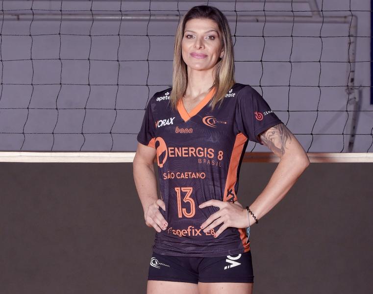 Capa da notícia - Superliga B: Energis 8 São Caetano conta com a experiência de Mari Blum